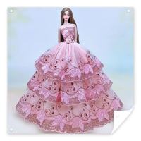 for barbie evening dress barbie doll dresses clothes lot wedding dress set accessories vestidos wedding gown barbie doll clothes