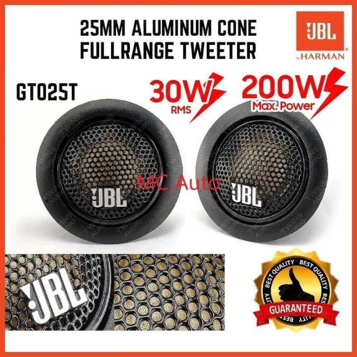 NEW JBL GT025T Car Tweeter 25mm Full Range Tweeter GTO25T Alpine