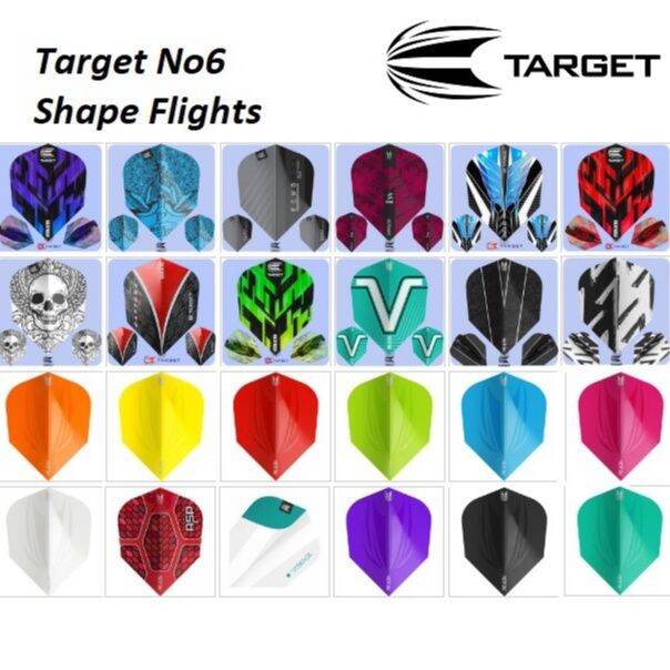 Target Dart Flights Shape No6 darts flight darterongpinas Lazada PH