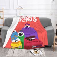 Ask The StoryBots Cartoon Blankets Fleece Printed Anime Portable Lightweight Throw Blanket for Bedding Couch Bedspreads