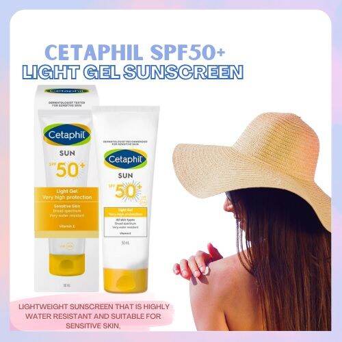 Original Cetaphil Sun Spf 50 Light Gel Protection Very Water Resistant