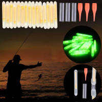 JonasAtwo 15Pcs Mini 4.5X36มม. เรืองแสงตกปลาปลาเรืองแสง Lightstick Light Night Float Rod ไฟ Dark Sticks