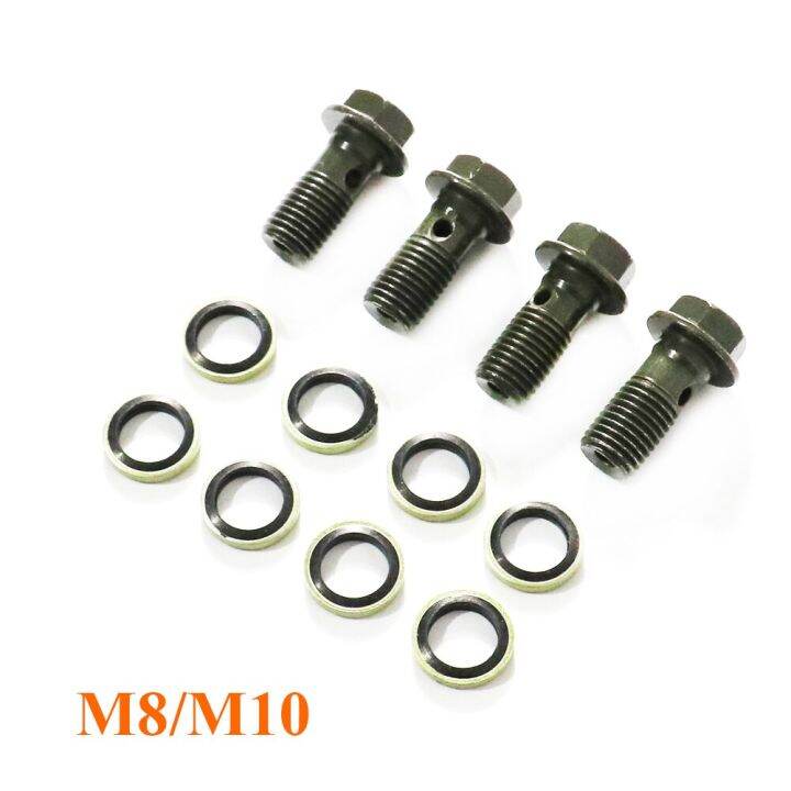 Motorcycle Parts Oil Cooler Adapter Oil Cooler Fittings Screw Brake M8 ...