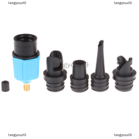 langyouzi9 วาล์วอะแดปเตอร์ Sup PUMP ADAPTER Surf Paddle BOARD dingy เครื่องมือพอง