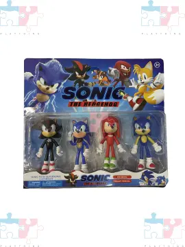 Bonecos Funko Pop! Sonic the Hedgehog com Sonic, Knuckles e Tails