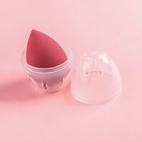 Powder Puff Drying Holder Makeup Sponge Display Storage Case Display Storage Case Egg shape box Easy to carry Makeup Accessories