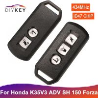 Motorcycle Keyless Remote Key Fob 434MHz For Honda K35V3 ADV SH 150 Forza 300 125 PCX150 2017 2018 2019 K01 K77 K96 K97 Model