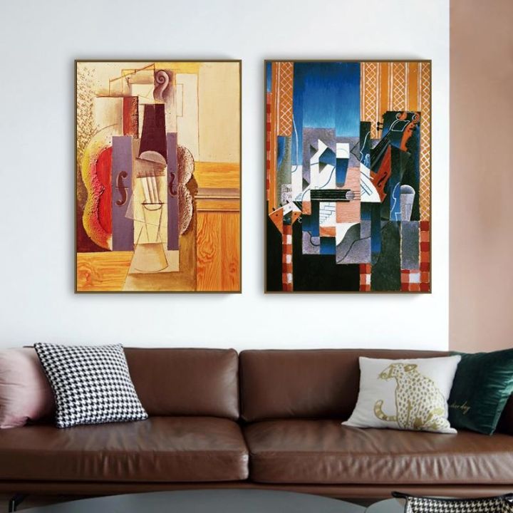 abstract-artistic-fiddle-by-picasso-canvas-paintings-posters-and-prints-wall-art-picture-for-living-room-wall-decoration-cuadros