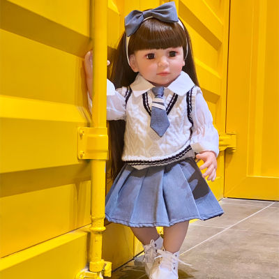 ของเล่นตุ๊กตายางนุ่มสำหรับเด็กตุ๊กตารีสตาร์ทซัสเจียจำลองตุ๊กตารีสตาร์ท55ซม.