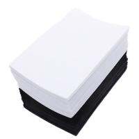 CMCYILING Black White Felt FabricNon-Woven Sheets1 MM Thickness Polyester Cloth For DIY Crafts Scrapbook 40 Pcs/Lot 10x15cm