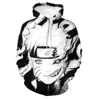 ผู้ชายอะนิเมะ3D พิมพ์ Hoodie Unisex การ์ตูนคอลูกเรือแขนยาว Pullover Sweatshirt