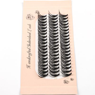 Hot 60/123Clusters/box Cluster eyelashes thick 10/20/30D Individual eyelash extension lashes bunches professional colored cilios