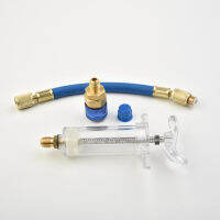 30ML Filler With Transparent Fluid Tube Straight-Post Quick Joint Compressor Oilfluorescent Dye Injection