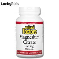 [Exp2026] แมกนีเซียมซิเตรท Natural Factors Magnesium Citrate 150 mg 90 Capsules