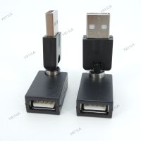 Flexible Twist Angle 360 Degree Rotating USB A 2.0 male to female Adapter connector Converter for cable extension YB11