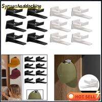 SYRUPSHADDOCKING 5Pcs ที่เก็บของทันสมัย อัปเกรด ที่แขวนจัดระเบียบ กาวในตัว ที่แขวนชั้น ชั้นวางหมวกเบสบอล หมวกตะขอเกี่ยว ที่ใส่หมวก