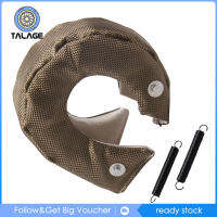 Talage T3เทอร์โบแผ่นกันความร้อนผ้าห่มเทอร์โบชาร์จเจอร์ครอบพร้อมสปริงยึด