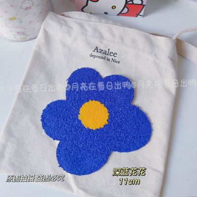 Korean version of all-match girly heart three-color flower ironing style sewing cloth stickers clothes trousers bag hole repair subsidy tide