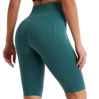 Seamless Gym Shorts High Waist Sports Yoga Shorts Lifts Buttock WomenS Elastic Tight Fitness Women Gym Clothes Cycling Shorts