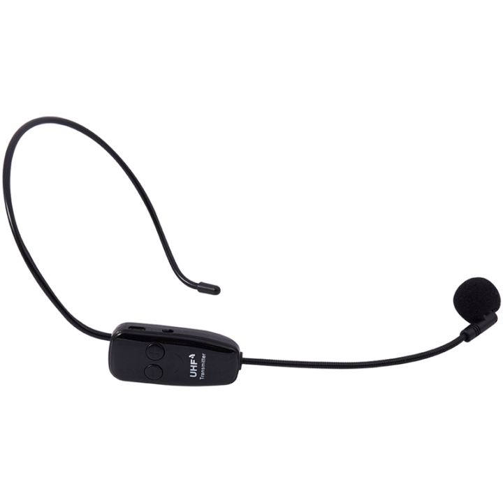 u12f-uhf-one-for-two-wireless-headset-microphone-amplifier-mixer-suitable-for-teaching-guides-meeting-lectures