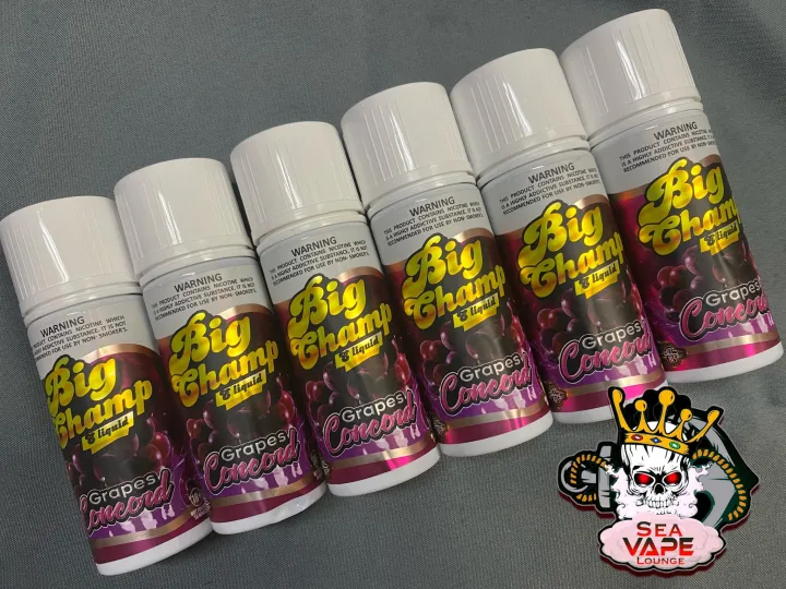 Big Champ 'Grapes Concord' Low 100mL Lazada PH