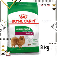 ?Lotใหม่ พร้อมส่งฟรี? Royal Canin Mini indoor senior สำหรับสุนัขแก่ ขนาดเล็ก senior  ขนาด 3 kg.  ✨