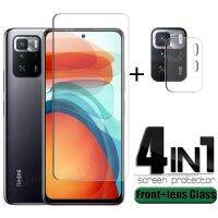 4-in-1 For Xiaomi Poco X3 GT For Poco X3 GT Tempered Glass Phone Film HD Transparent Screen Protector For Poco X3 GT Lens Glass Screen Protectors