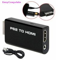 Eas PS2 to HDMI Video อะแดปเตอร์แปลงสายเคเบิ้ล พร้อม 3.5มม.เอาท์พุทเสียง สําหรับ HDTV Monitor US Ate