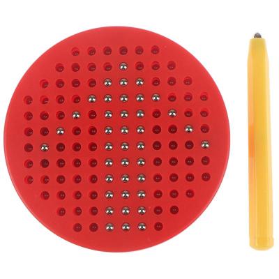 [New store big sale]Magnetic tablet magnet pad drawing board steel bead stylus pen writing toy
