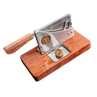 ✳✵♣ Scissors Guillotine Men Metal Blades Pear Cigar Cutter Stainless Classic Gifts Accessories Table Flower Steel Tool Wood