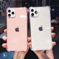 [Phone case]Shining Glitter Powder เคสโทรศัพท์สำหรับ iPhone 14 Pro Max 13 12 11 X XS XR 7 8 Plus SE 2020 Mini โปร่งใสนุ่มกันกระแทก