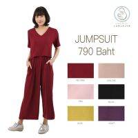 Jumpsuit ชุดกางเกงเปิดให้นมแขนสั้น