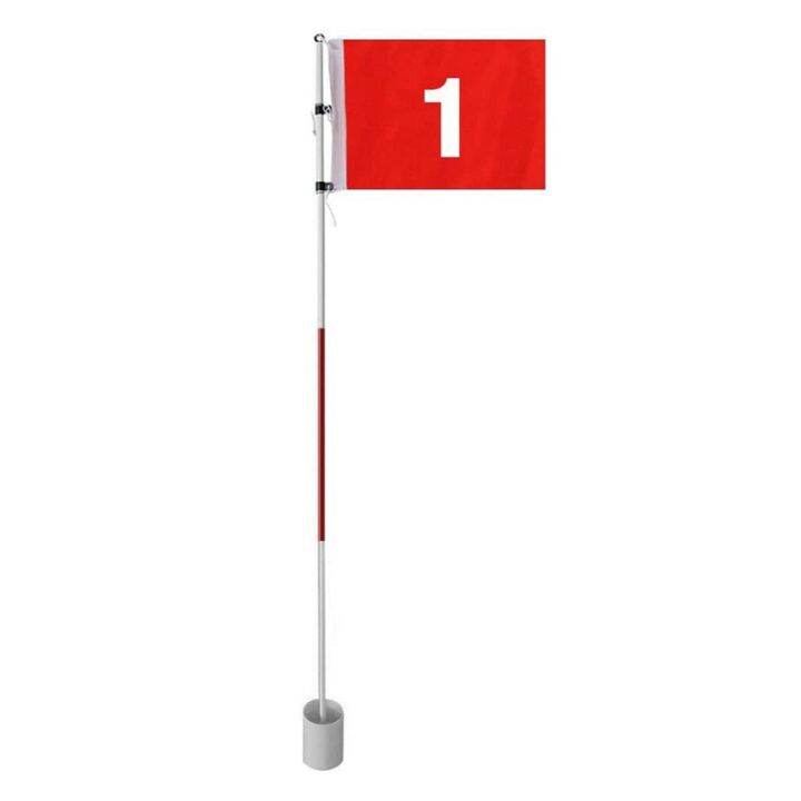 Golf Flagstick 6Ft Golf Flag and Cup for Yard Pro Detachable Golf Hole