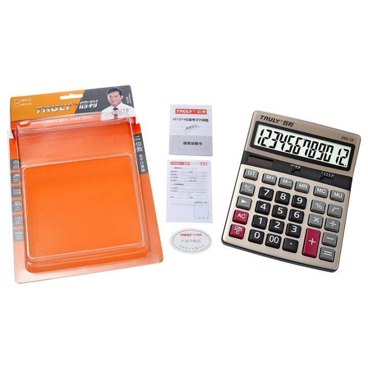 genuine-truly-tk850-12-solar-calculator-computer