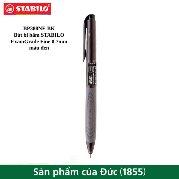 Bút bi bấm đầu kim STABILO ExamGrade Fine 0.7mm BP388NF | Lazada.vn
