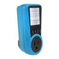 เครื่องวัดพลังงานในครัวเรือน Backlight Measuring Outlet Socket Electricity Usage Monitor