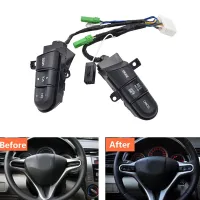 with Shift Paddle Steering Wheel Switches Buttons for 2008-2013 Fit 2009-2014 City 2006-2011