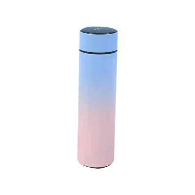 500ML Portable Smart Thermal Bottle Stainless Steel Thermos Water Bottle For Students Vacuum Flasks Keep Cold Insulation Tea Cup