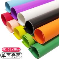 [COD] hard cardboard glossy thick large black and white student kindergarten paper-cut diy bright handmade paper 4 open