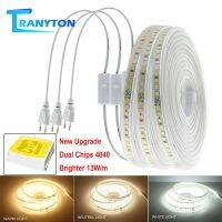 AC220V LED Strip 4040 High Brightness 120LEDs/m Outdoor Indoor Decorative Lighting White/Warm White/Neutral White LED Strips