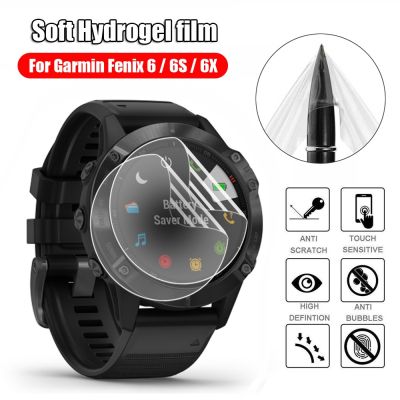 ►☃☸ HD 2.5D z miękkiego TPU ekran Protectors Ultra Thin Shockproof Clear hydrożel For Garmin Fenix 6 6S 6X Pro Sapphire Solar