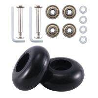 【CW】 50 X 22 Mm Set Of 2 Luggage Suitcase Wheels Swivel Wheels Carbon Bearings Repair Kits