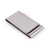 1PCS Silver Stainless Steel Slim Double Sided Metal Credit Card Men Women Money Clip Wallet Money Holder Steel Clip Clamp