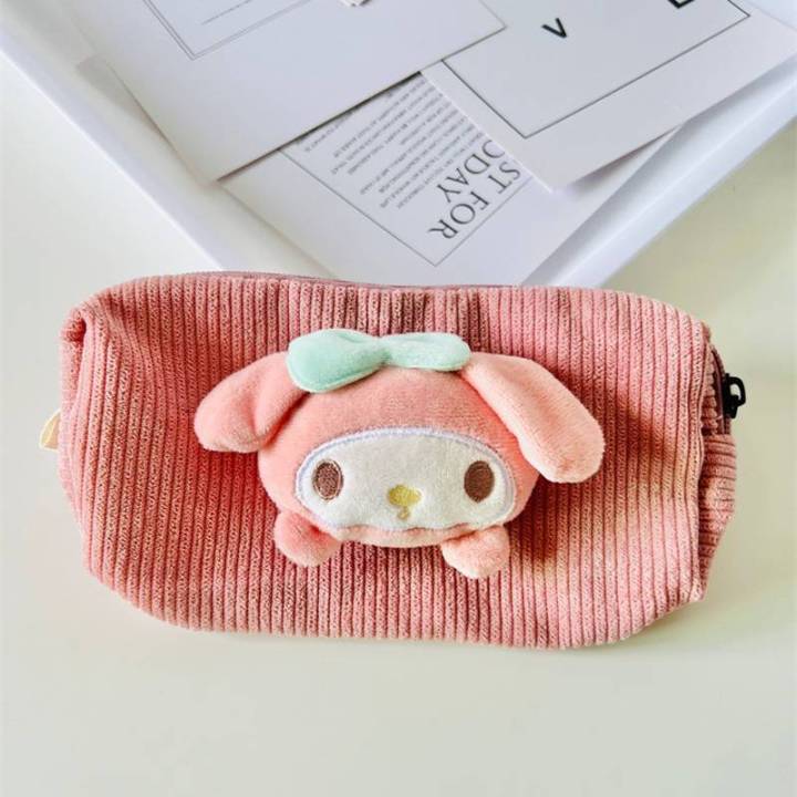 sanrio-kuromi-cinnamon-cartoon-cute-pencil-case-student-large-capacity-stationery-box-cosmetics-storage-bag
