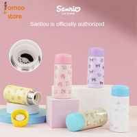 Jomoo 150ML Mini Sanrio 304ถ้วยน้ำร้อนสแตนเลสสตีลสองชั้นแบบพกพากันการรั่วฉนวนเก็บความเย็นความร้อน &amp; การ์ตูนร้อนกระติกน้ำร้อนสำหรับเด็กผู้หญิง