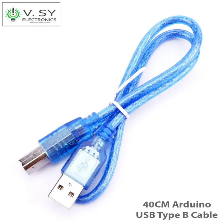 Haiku invadir montar 40CM Arduino USB Cable for UNO and MEGA USB Type A to Type B Cord | Lazada  PH