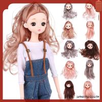 ตุ๊กตา SHIWEI732880294ยุโรปสีแดงหลากสี1/6 BJD 16เซนติเมตรหัวตุ๊กตาสำหรับฝึกทำผมตุ๊กตาโบราณเครื่องประดับศีรษะ DIY อุปกรณ์เสริม