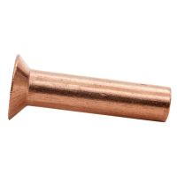 Copper Countersunk Rivet M2 M2.5 M3 M4 M5 M6 M8 Diameter Solid Flat Head Type Percussion Rivets Fastener Preservative Smooth