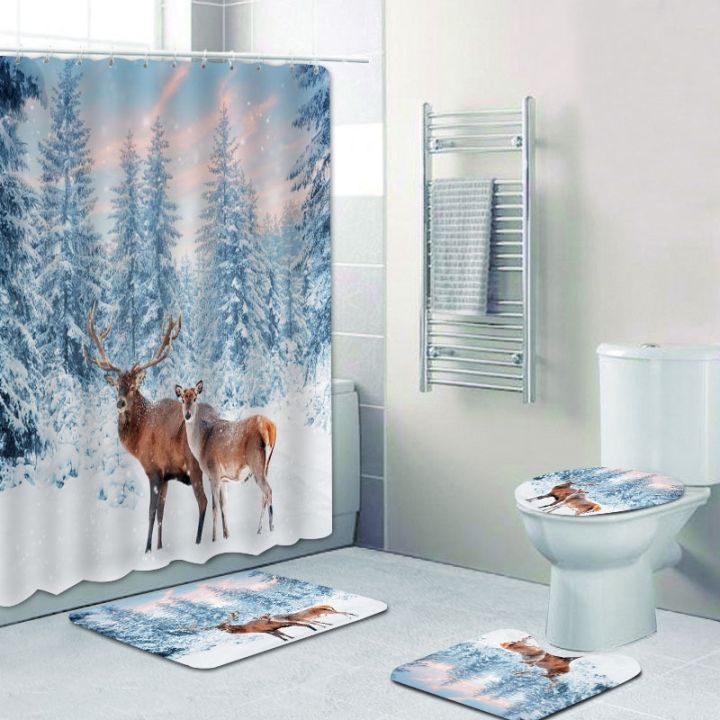 cw-camo-elk-shower-curtain-set-for-animals-in-curtains-mats-rugs-camouflage-ba-o