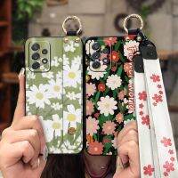 sunflower Soft Phone Case For Samsung Galaxy A53 5G/SM-A536U Wristband Durable Kickstand cute Silicone protective ring